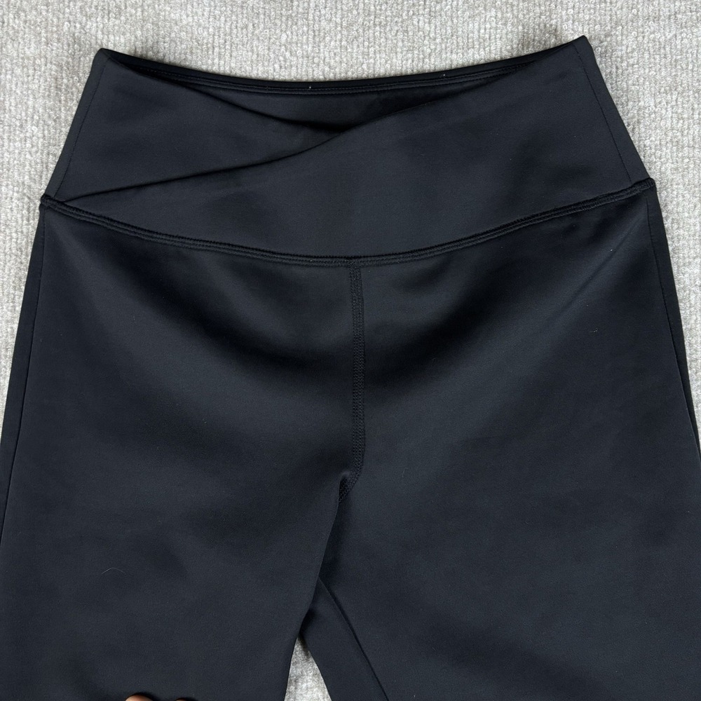 Harley-Davidson Womens Yoga Pants Black Bootcut Red Logo Stretch Size S - Picture 4 of 9